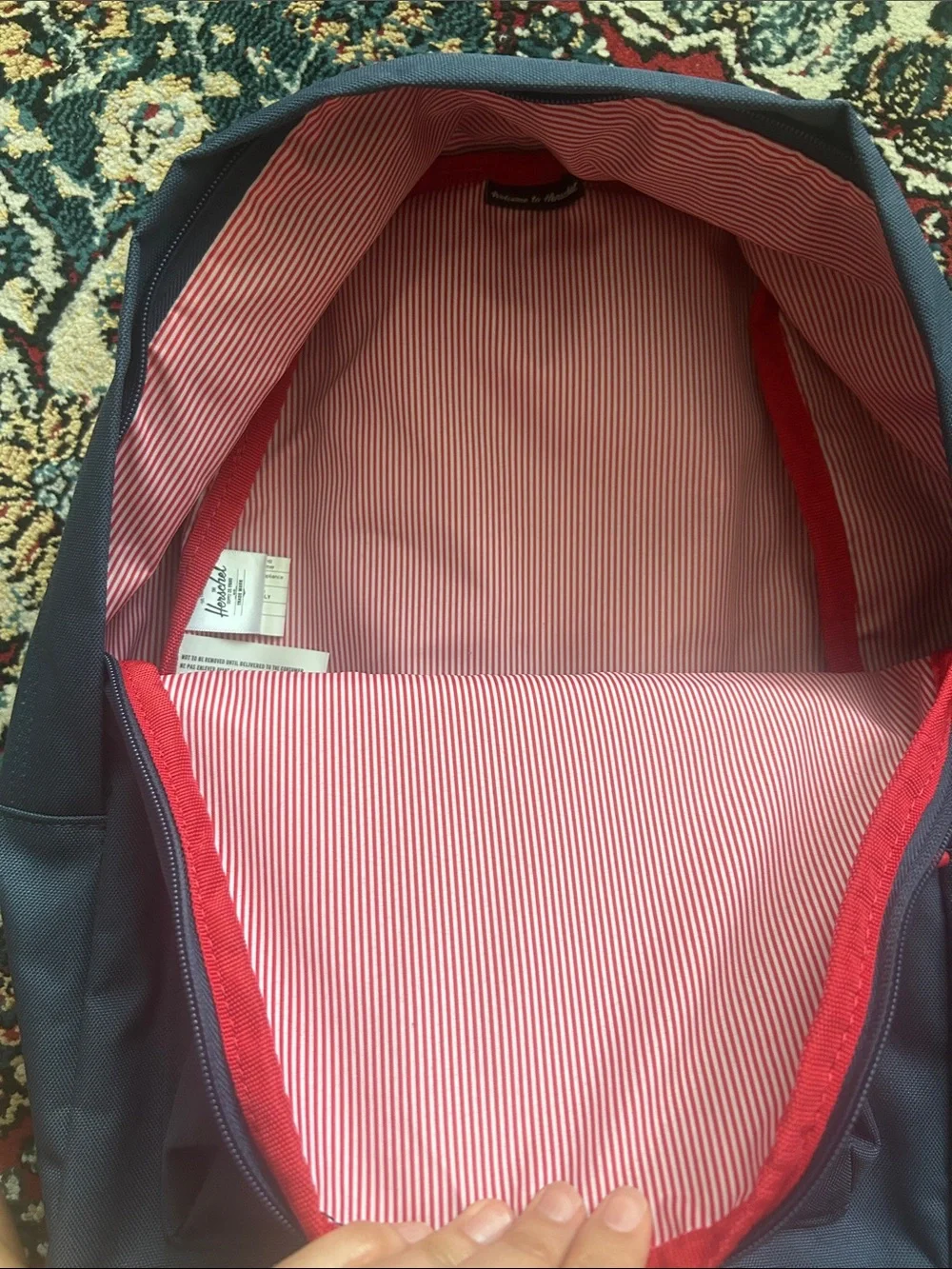 NWOT Herschel Navy Backpack